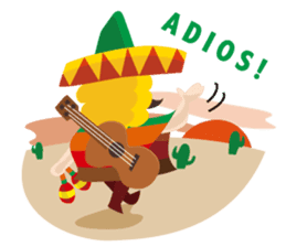 VAMOS! Cheerful Mexican! sticker #2560495