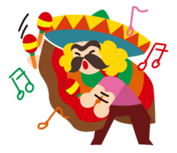 VAMOS! Cheerful Mexican! sticker #2560514