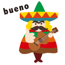 VAMOS! Cheerful Mexican! sticker #2560516