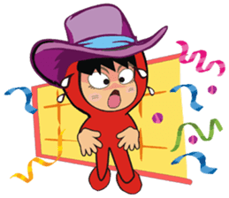 RED PACO BROTHERS 3 ( RED PACO & VIVI ) sticker #2560767