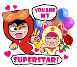 RED PACO BROTHERS 3 ( RED PACO & VIVI ) sticker #2560783