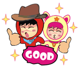 RED PACO BROTHERS 3 ( RED PACO & VIVI ) sticker #2560791