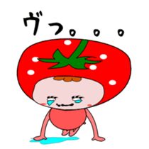 Cute message Sticker of strawberry sticker #2561010