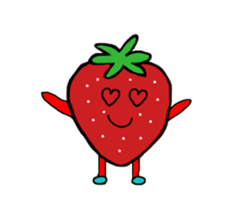 strawberin sticker #2561650