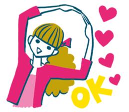 Working women are in love sticker #2561729