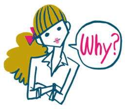 Working women are in love sticker #2561751