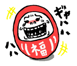 Japanese DARUMA sticker #2561860
