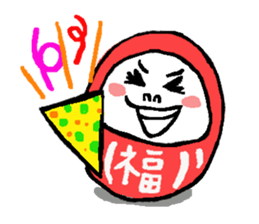 Japanese DARUMA sticker #2561873