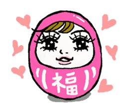 Japanese DARUMA sticker #2561879