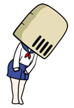 Komuso Schoolgirl sticker #2562368