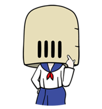 Komuso Schoolgirl sticker #2562372