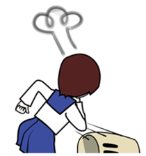 Komuso Schoolgirl sticker #2562382