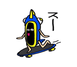 Mr.Fish man sticker #2563050