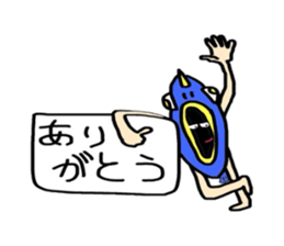 Mr.Fish man sticker #2563072