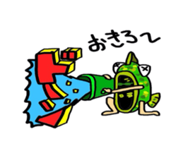 Mr.Fish man sticker #2563081