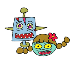 Zombee & Zombit sticker #2563767