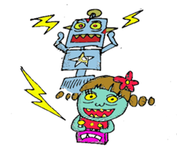 Zombee & Zombit sticker #2563791