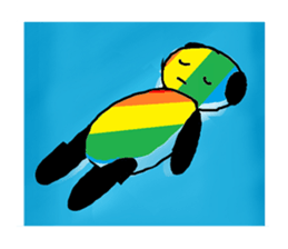 nRainbowpanda sticker #2564065