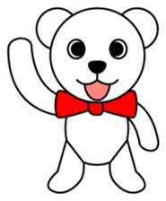 Pero-chan polar bear sticker #2564485