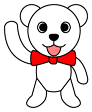 Pero-chan polar bear sticker #2564485
