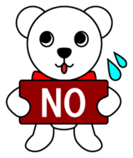 Pero-chan polar bear sticker #2564488