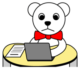 Pero-chan polar bear sticker #2564497