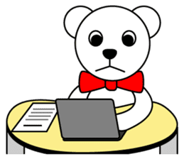 Pero-chan polar bear sticker #2564497