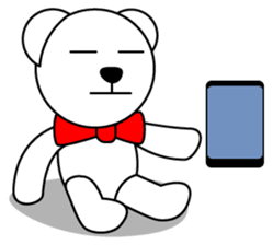 Pero-chan polar bear sticker #2564506