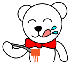 Pero-chan polar bear sticker #2564515