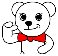 Pero-chan polar bear sticker #2564519