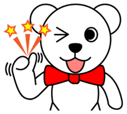 Pero-chan polar bear sticker #2564520