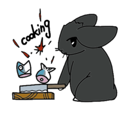 with black rabbit sticker #2564627