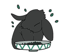 with black rabbit sticker #2564635