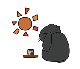 with black rabbit sticker #2564642