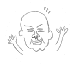 skinhead man sticker #2564859