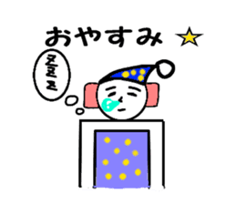 Pop of stick person! sticker #2564968