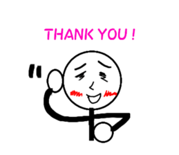 Pop of stick person! sticker #2564988