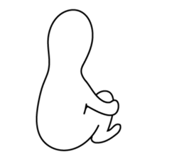 Simple Alien sticker #2565088