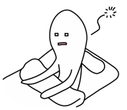 Simple Alien sticker #2565094