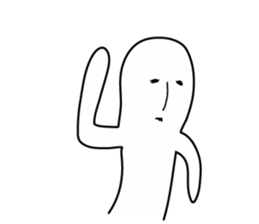 Simple Alien sticker #2565096