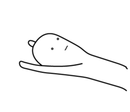 Simple Alien sticker #2565098