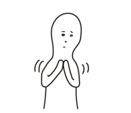 Simple Alien sticker #2565111