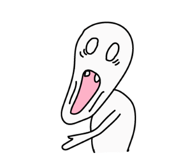 Simple Alien sticker #2565122