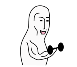 Simple Alien sticker #2565123