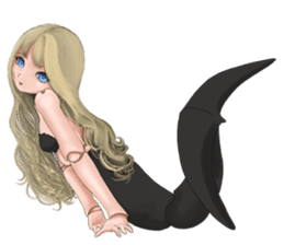 Mermaid doll Momo-chan sticker #2565294