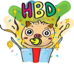 pig meng sticker #2565497