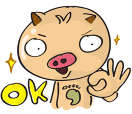 pig meng sticker #2565520