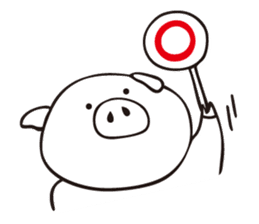 Iberico-chan pig from Spain sticker #2565693