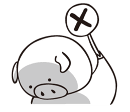 Iberico-chan pig from Spain sticker #2565694
