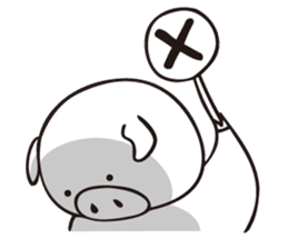 Iberico-chan pig from Spain sticker #2565694